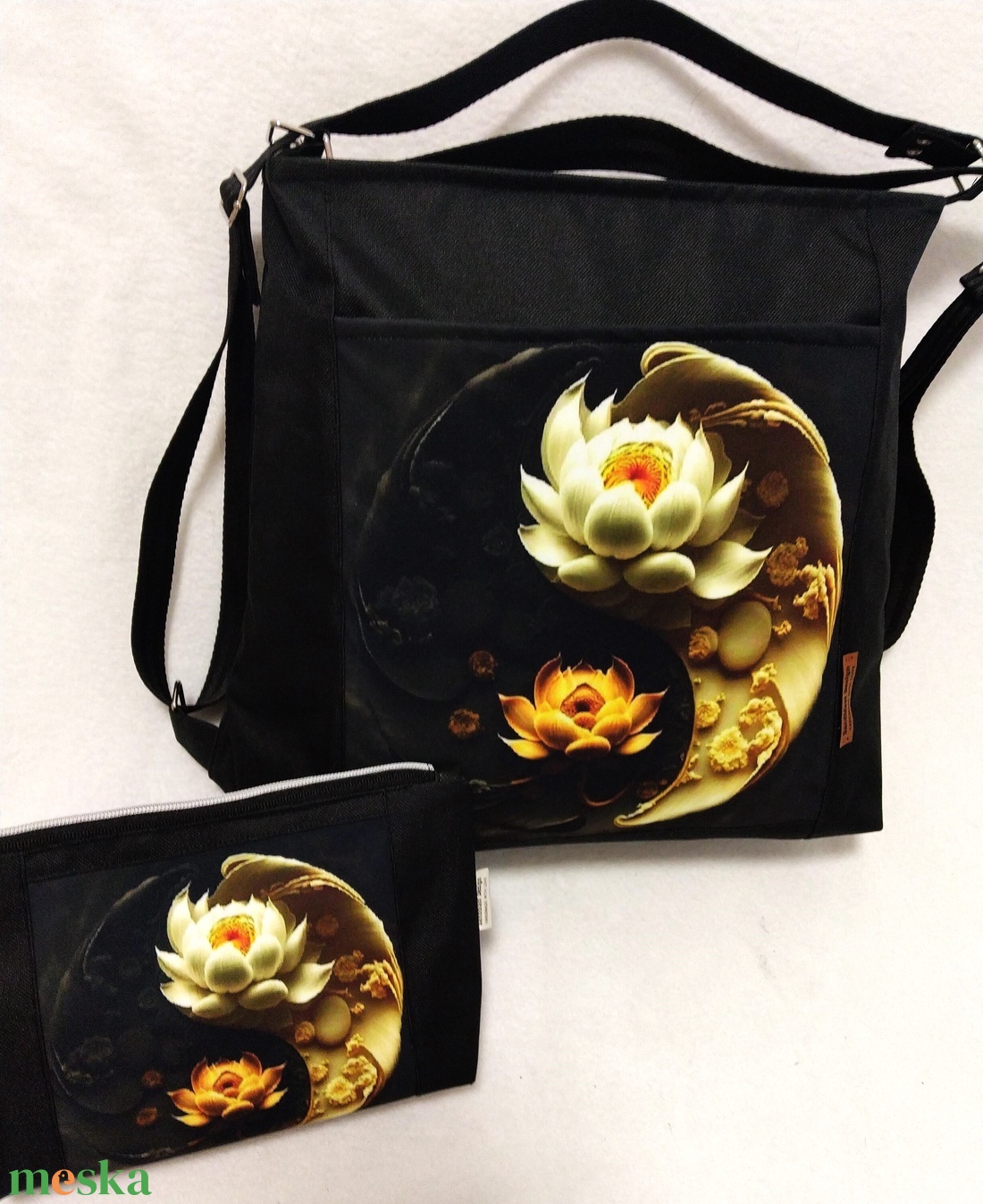 Ying Yang variálható táska szett. Ajándék Neszesszerrel ! - táska & tok - variálható táska - Meska.hu