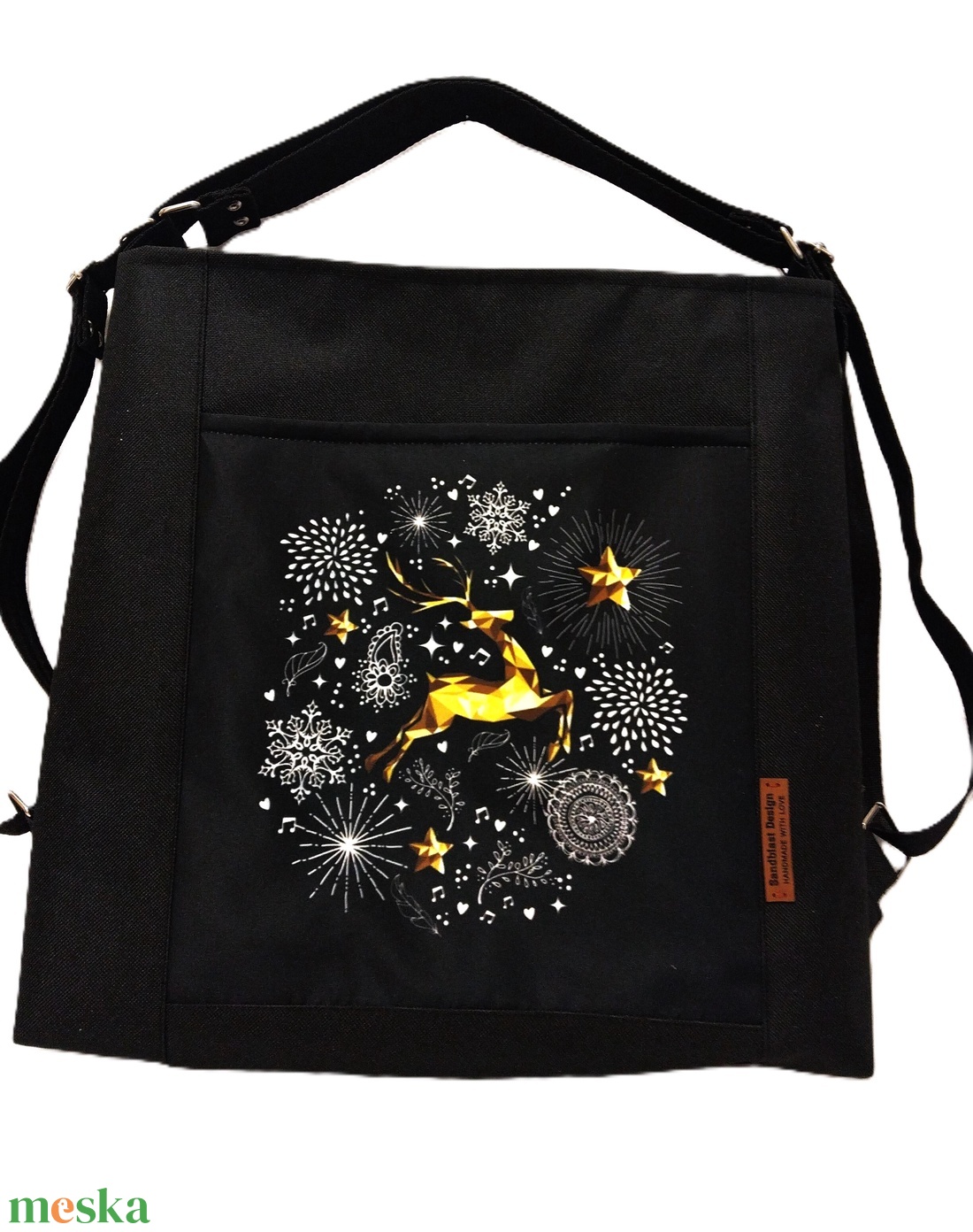 XXL Cordura 2in1 táska - A csodaszarvas - táska & tok - variálható táska - Meska.hu