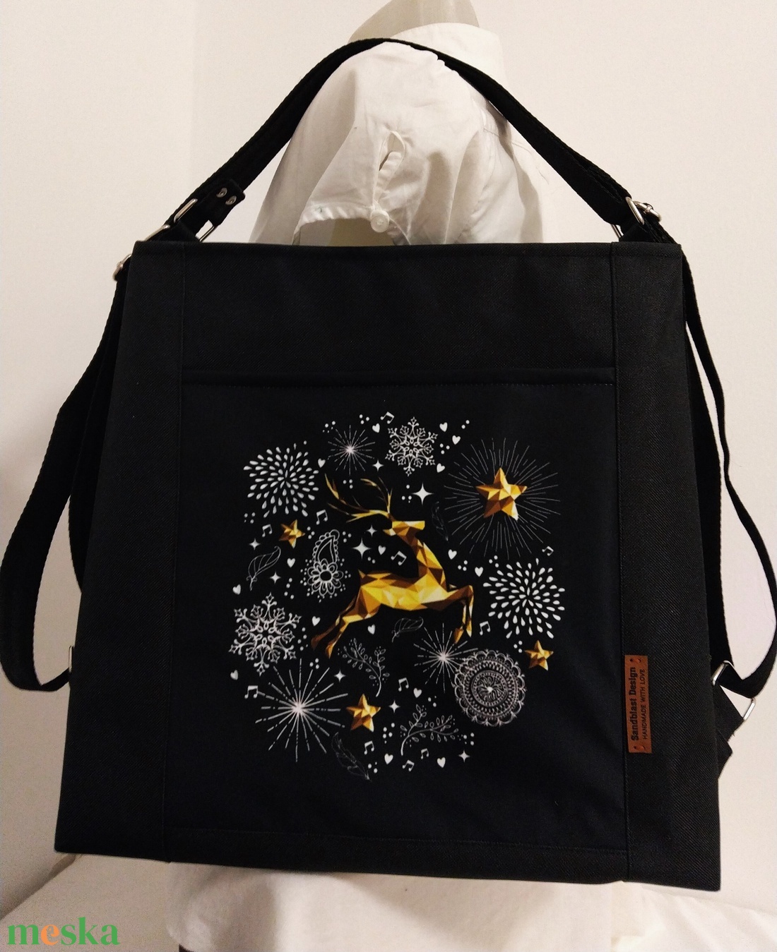 XXL Cordura 2in1 táska - A csodaszarvas - táska & tok - variálható táska - Meska.hu