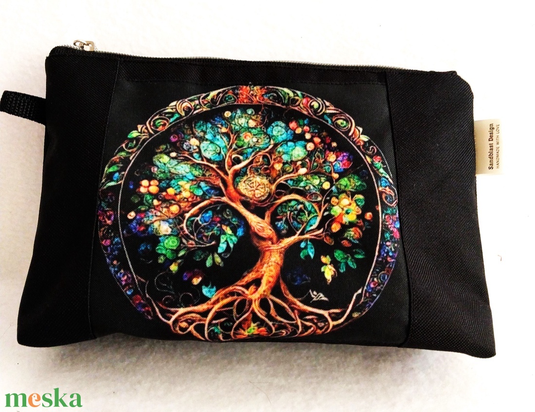 Életfa mintás neszesszer/táskarendező - táska & tok - neszesszer - Meska.hu