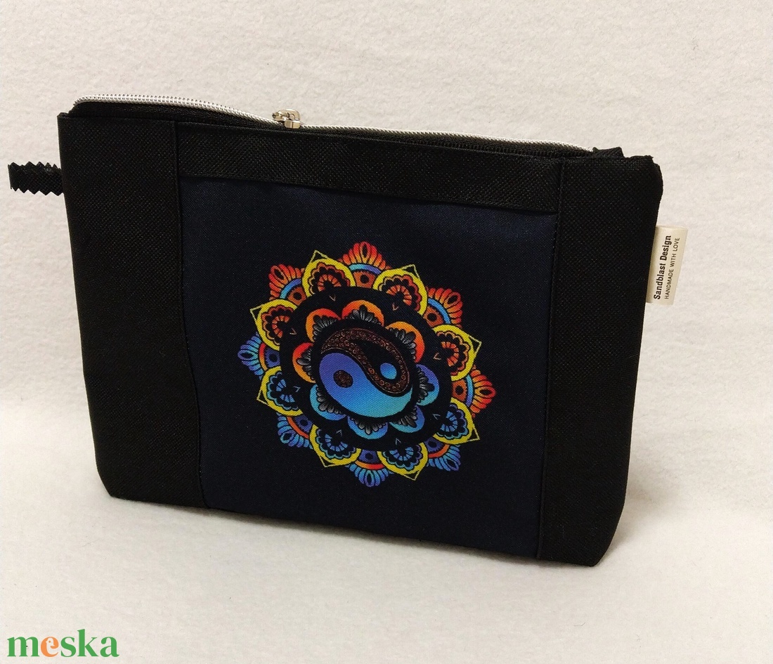 Yin Yang mintás neszesszer/táskarendező - táska & tok - neszesszer - Meska.hu