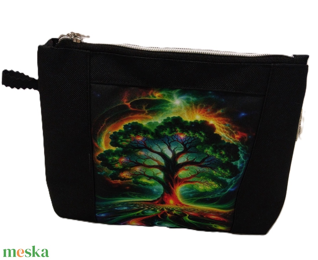 Szivárvány életfa motívumos mandala neszesszer/táskarendező - táska & tok - neszesszer - Meska.hu