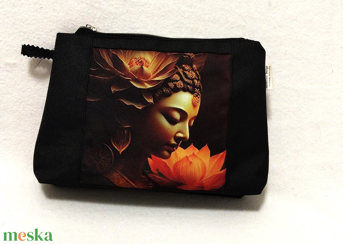 Buddha lótusz társaságában neszesszer/táskarendező - táska & tok - neszesszer - Meska.hu