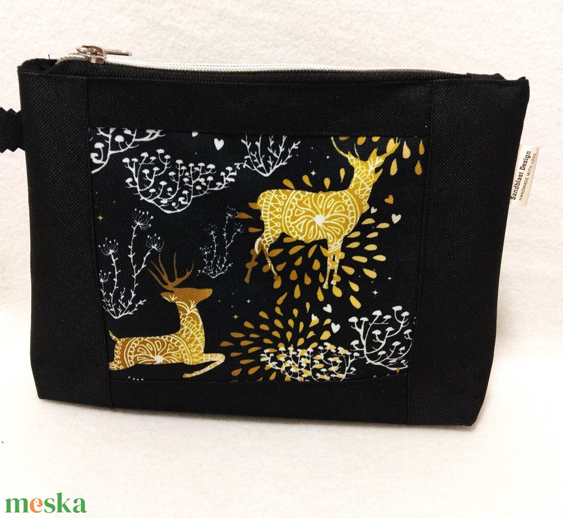 Csodaszarvas motívumos neszesszer/táskarendező - táska & tok - neszesszer - Meska.hu
