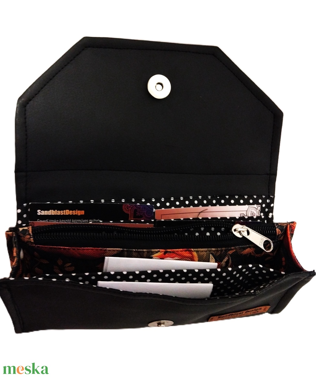 Róka párocska  pénztárca - táska & tok - pénztárca & más tok - pénztárca - női pénztárca - Meska.hu