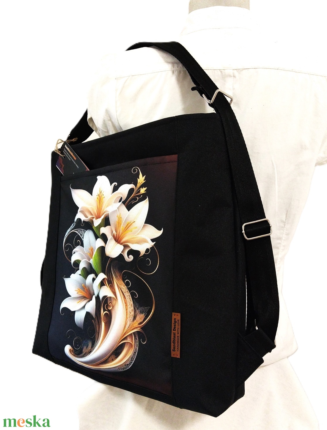 Liliom variálható táska  - Cordura extra modell! - táska & tok - variálható táska - Meska.hu