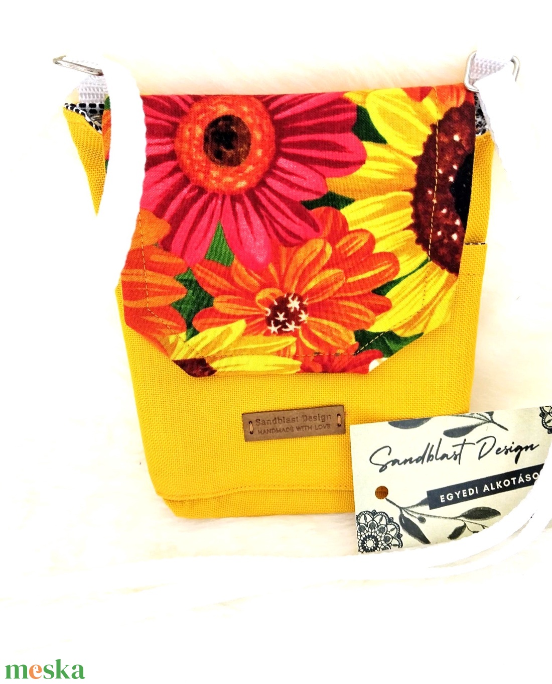 Tengerészkék mobil tok, telefon tartó kistáska barna mandala mintával Több minta - táska & tok - pénztárca & más tok - telefontok - Meska.hu