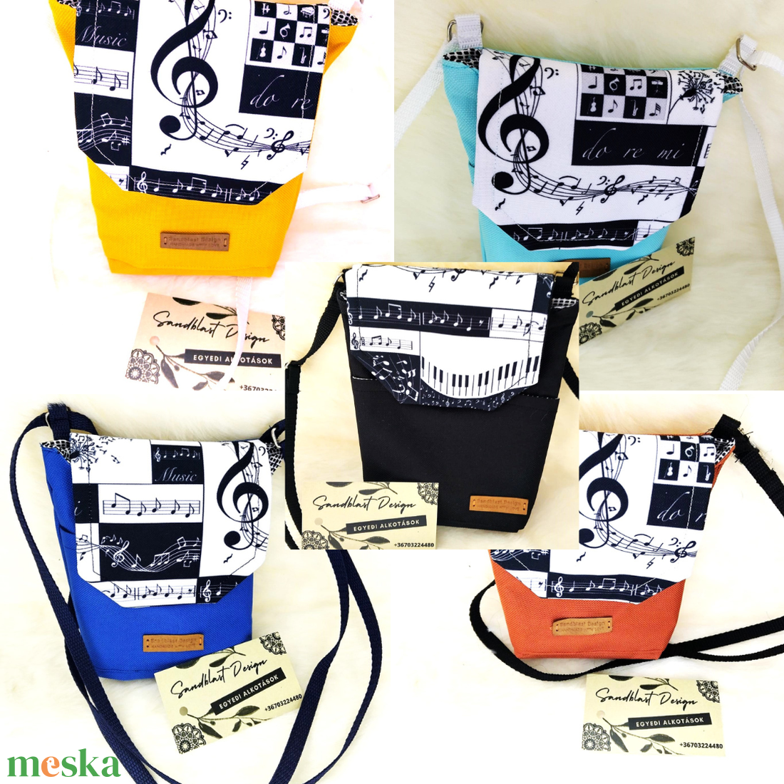 Tengerészkék mobil tok, telefon tartó kistáska barna mandala mintával Több minta - táska & tok - pénztárca & más tok - telefontok - Meska.hu