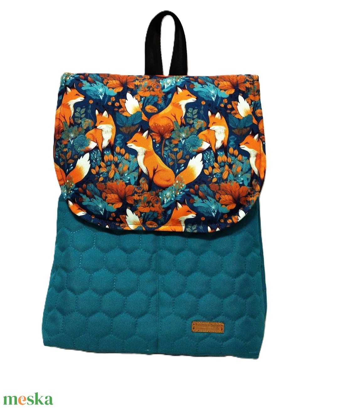 Róka mintás hátizsák-TÖBB MINTA! - táska & tok - hátizsák - hátizsák - Meska.hu