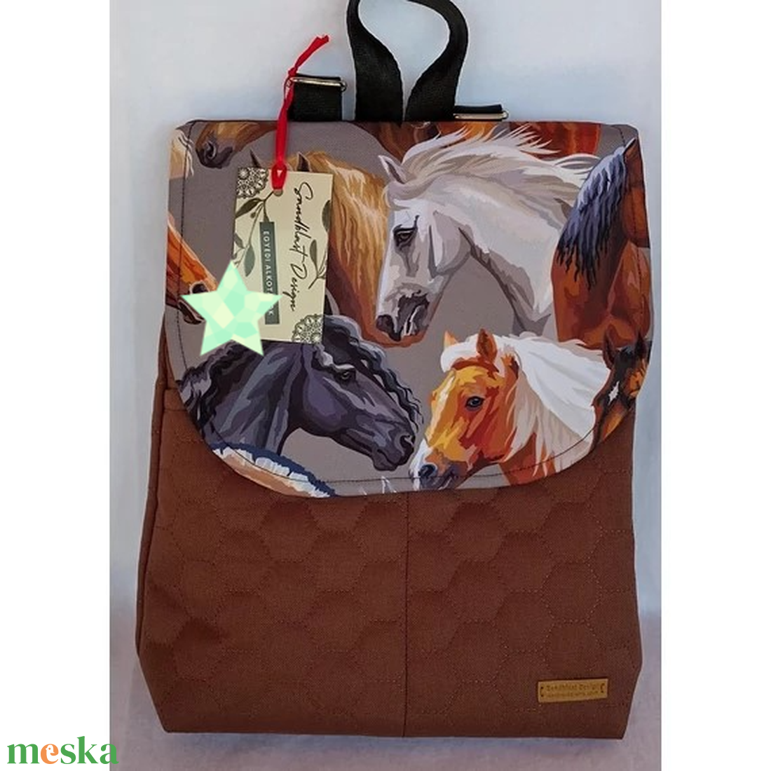 Lovas hátizsák-TÖBB MINTA! - táska & tok - hátizsák - hátizsák - Meska.hu