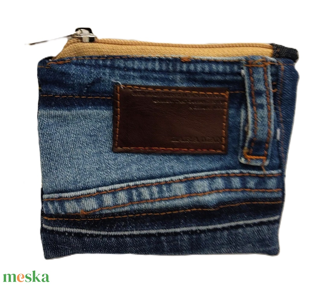 Újrahasznosított  farmer neszesszer/táskarendező-Több minta! - táska & tok - neszesszer - Meska.hu