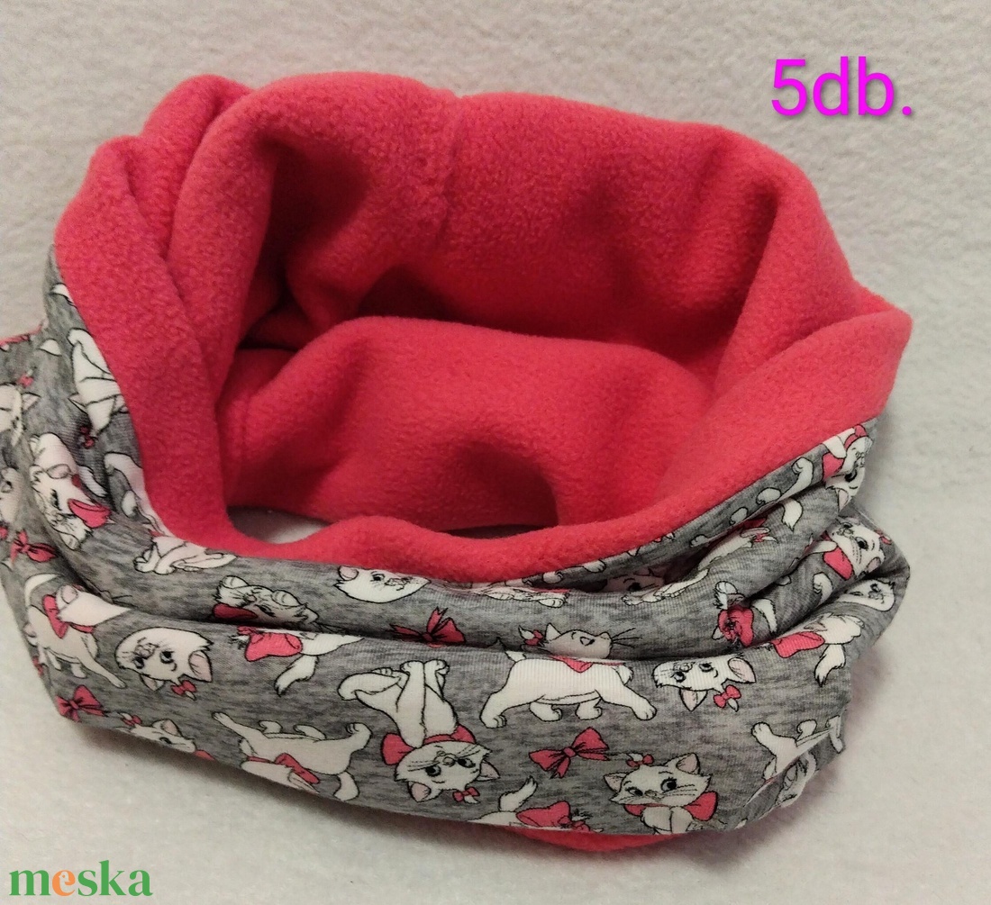  Cicás felnőtt bélelt design sál - csősál - több minta! - ruha & divat - sál, sapka, kendő - sál - Meska.hu