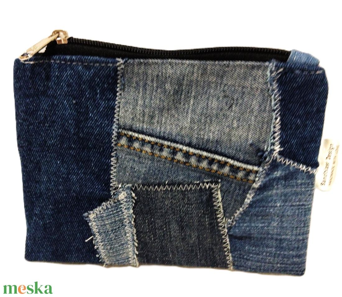  Újrahasznosított farmer táska - táska & tok - kézitáska & válltáska - vállon átvethető táska - Meska.hu