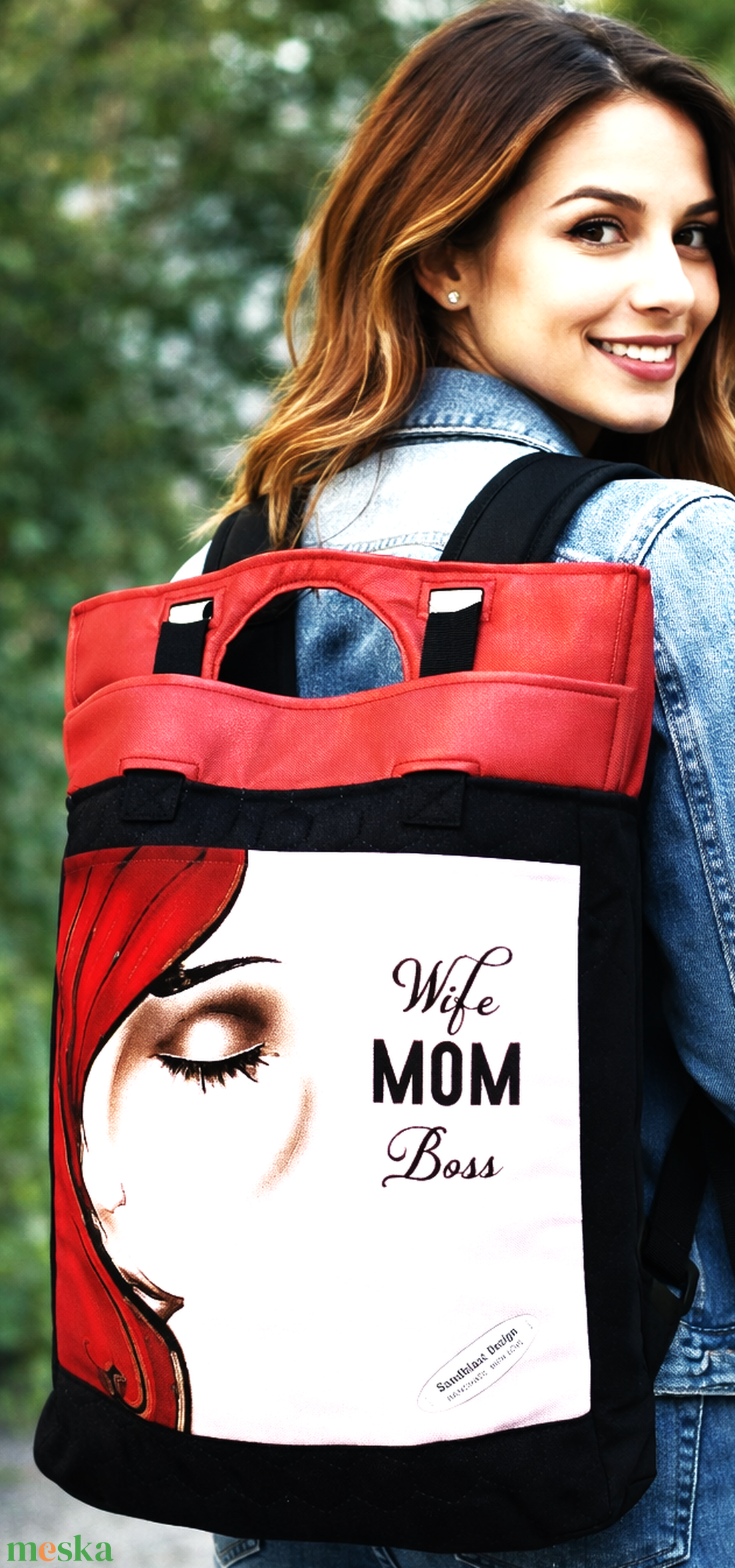 Wife Mom Boss kézi és válltáska - táska & tok - kézitáska & válltáska - kézitáska - Meska.hu