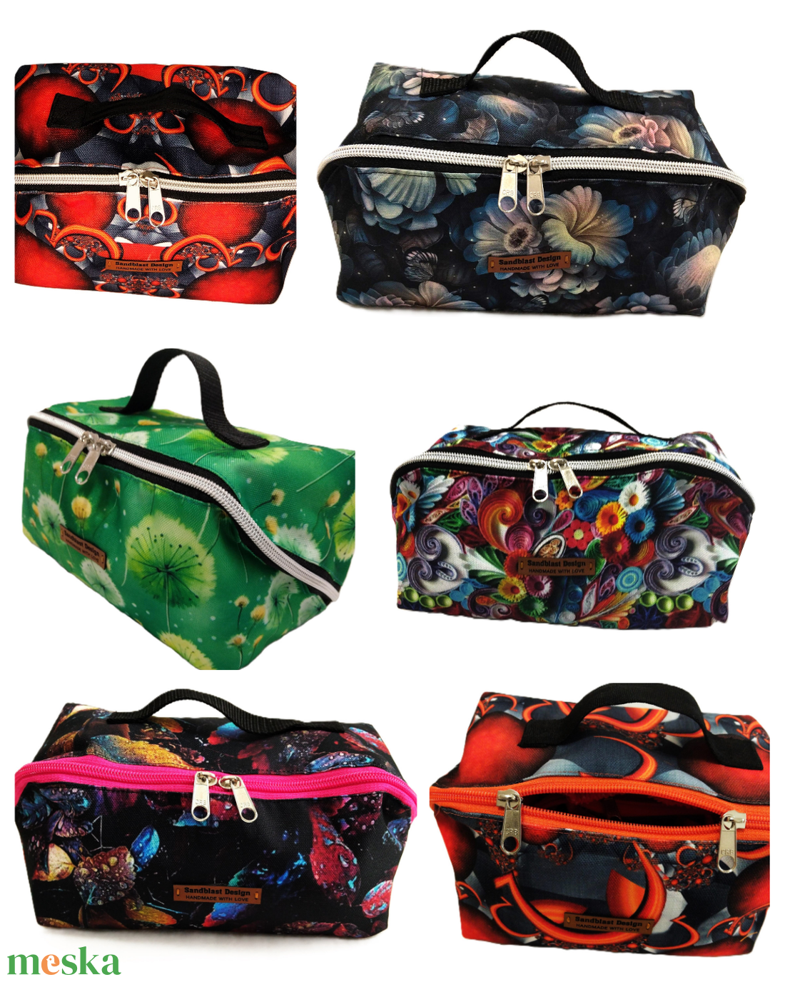 Tök jó kozmetikai táska/ nagy neszesszer - táska & tok - neszesszer - Meska.hu