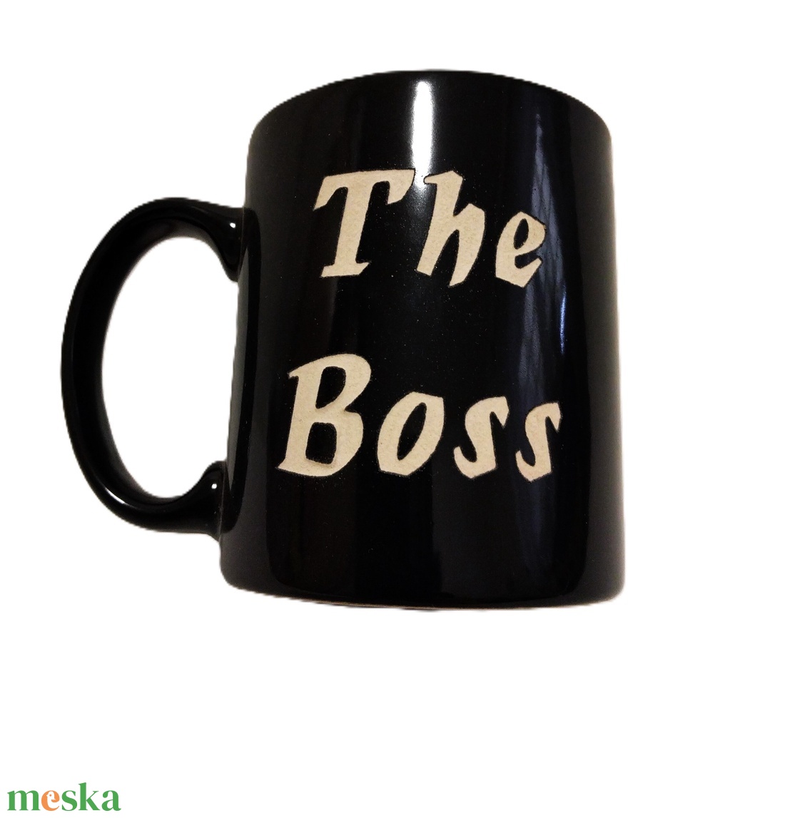 A főnök homokgravírozott bögréje - otthon & életmód - konyhafelszerelés, tálalás - tálalás - bögre & csésze - Meska.hu