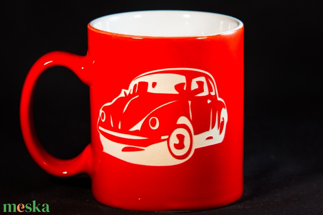 VOLKSWAGEN Bogár-homokgravirozott bögre - otthon & életmód - konyhafelszerelés, tálalás - tálalás - bögre & csésze - Meska.hu