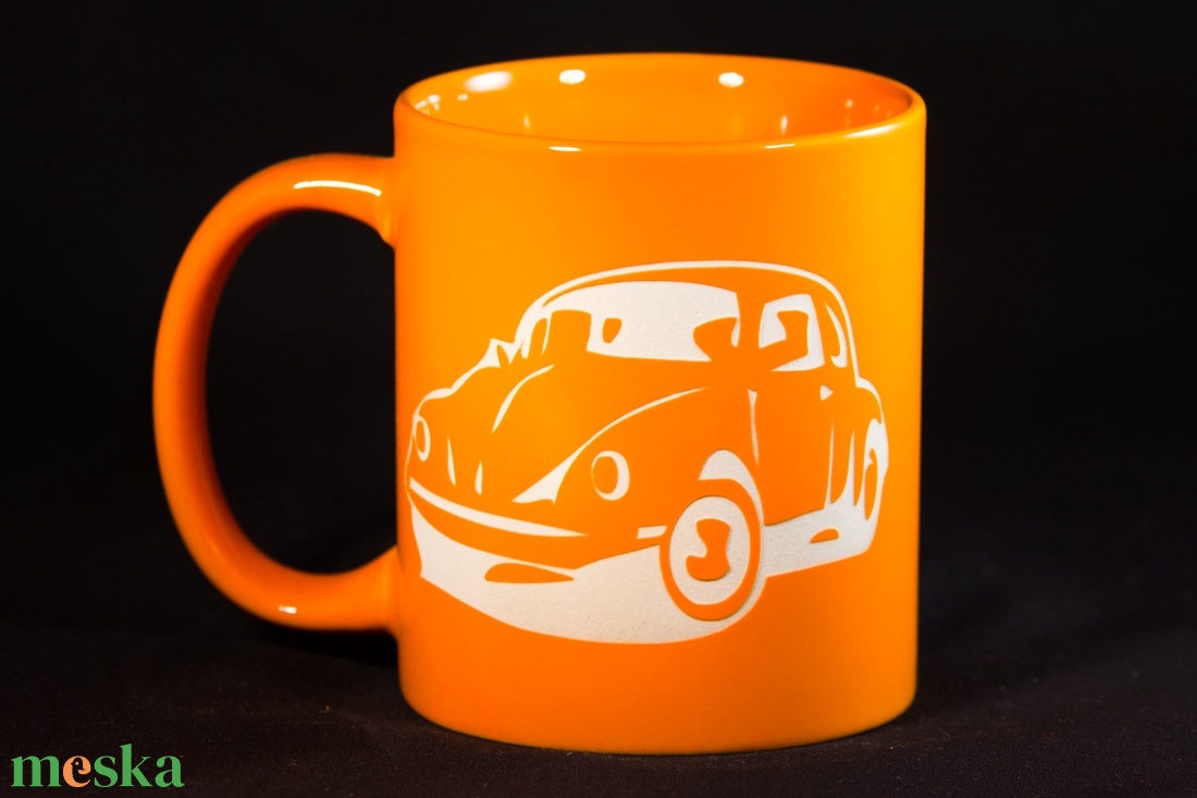 VOLKSWAGEN Bogár-homokgravirozott bögre - otthon & életmód - konyhafelszerelés, tálalás - tálalás - bögre & csésze - Meska.hu