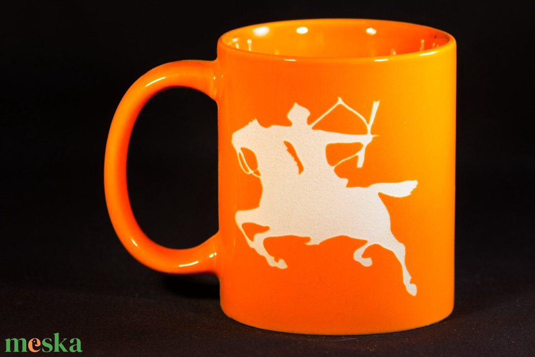 Magyar népi motívumos-homokgravirozott bögre - otthon & életmód - konyhafelszerelés, tálalás - tálalás - bögre & csésze - Meska.hu