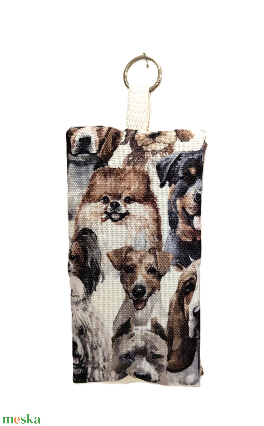 Cuki állat mintás Nagy testű kutyák  vízhatlan gyöngyvászon zsepi tartók, vagy bármi tartók - táska & tok - kulcstartó & táskadísz - kulcstartó - Meska.hu