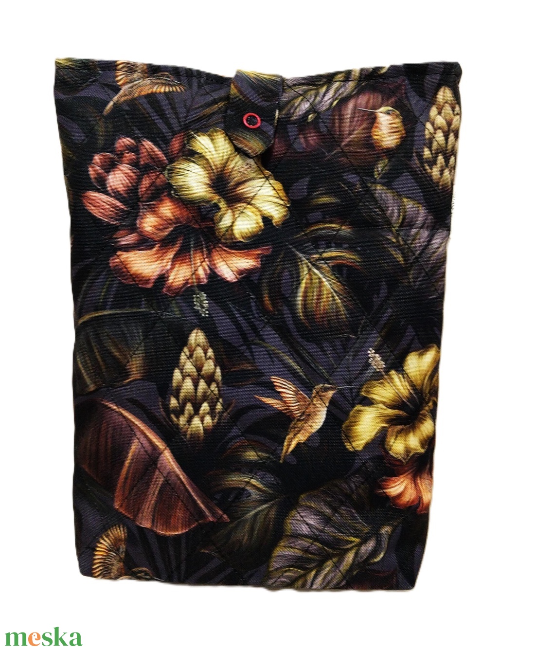 Kolibris mintázatú könyvtok - táska & tok - ebook & tablet tok - Meska.hu