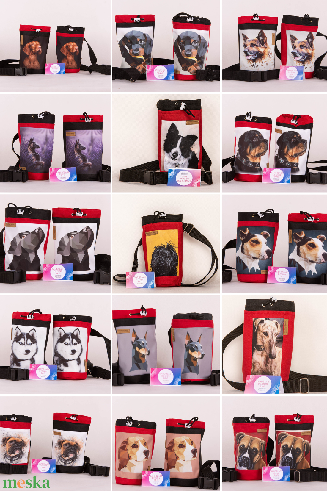 Malinois Jutalomfalat táska - Cordura kutyakiképző kiegészítő-TÖBB MINTA! - táska & tok - övtáska - Meska.hu