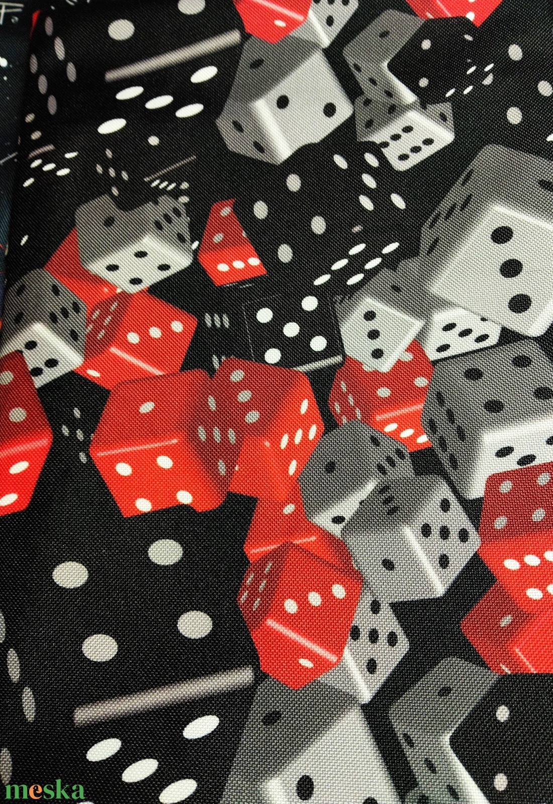3D dobó kockák mintás  fesztivál/ futó/ hasi tasi kis táska - táska & tok - edzőtáskák - sporttáska - Meska.hu