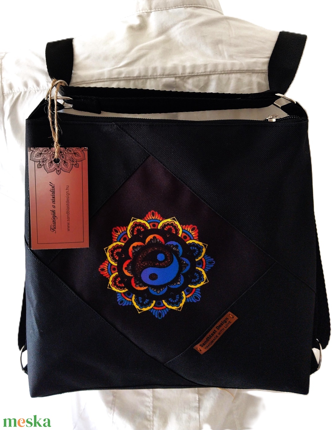 Mandala/ életfa mintás variálható kis táska. Több minta! - otthon & életmód - dekoráció - spiritualitás - mandala - Meska.hu