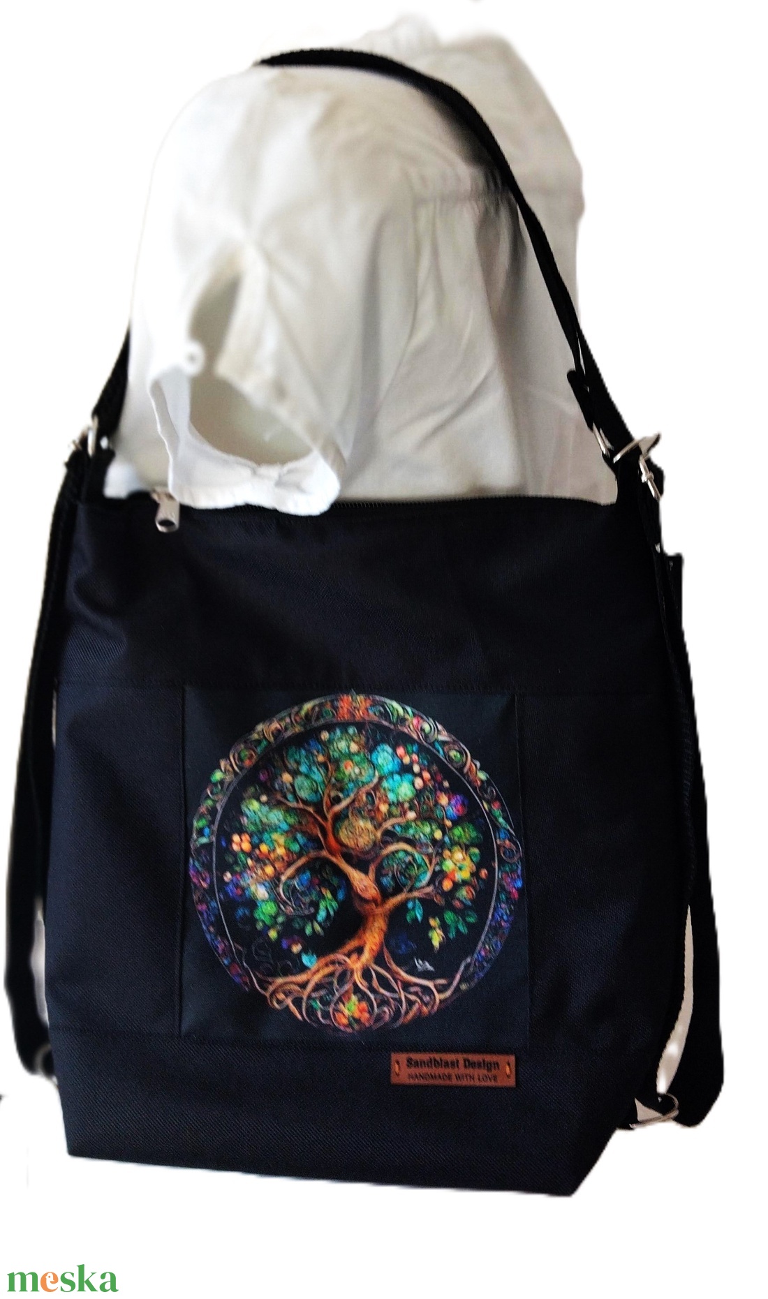 Mandala/ életfa mintás variálható kis táska. Több minta! - otthon & életmód - dekoráció - spiritualitás - mandala - Meska.hu
