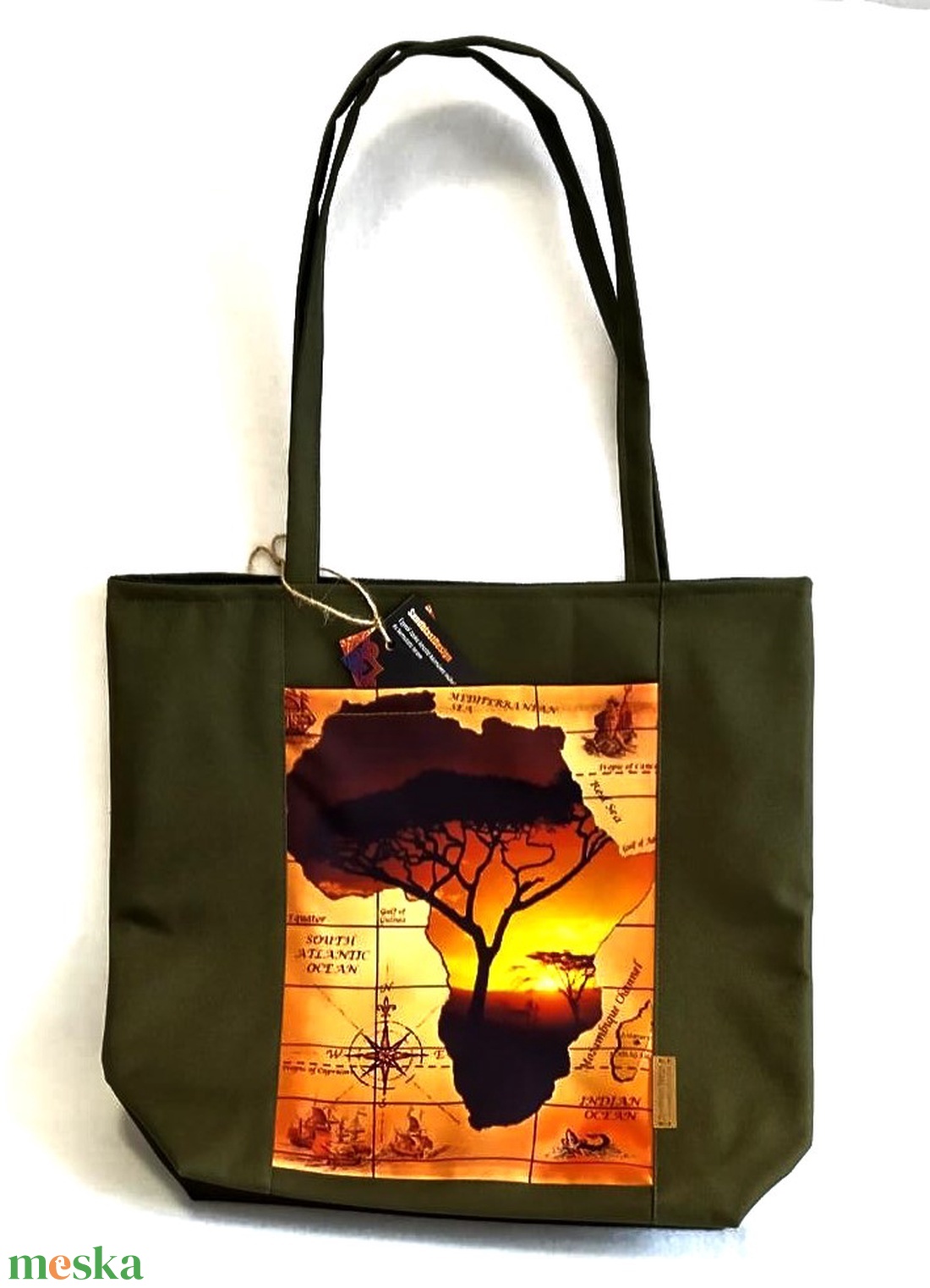 Varázslatos Afrika shopperek - táska & tok - variálható táska - Meska.hu