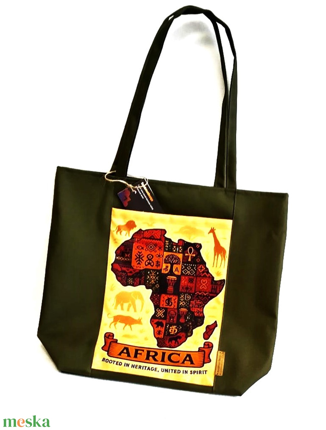 Varázslatos Afrika shopperek - táska & tok - variálható táska - Meska.hu