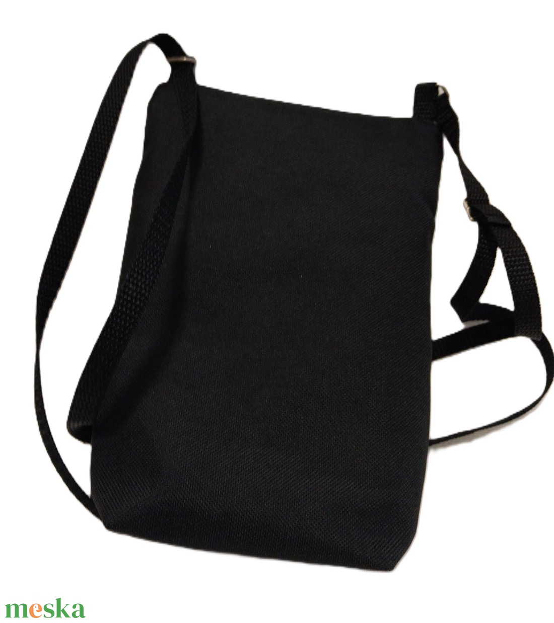 Fekete + Pálmaleveles Cordura mobil tok, telefon kistáska - táska & tok - pénztárca & más tok - telefontok - Meska.hu