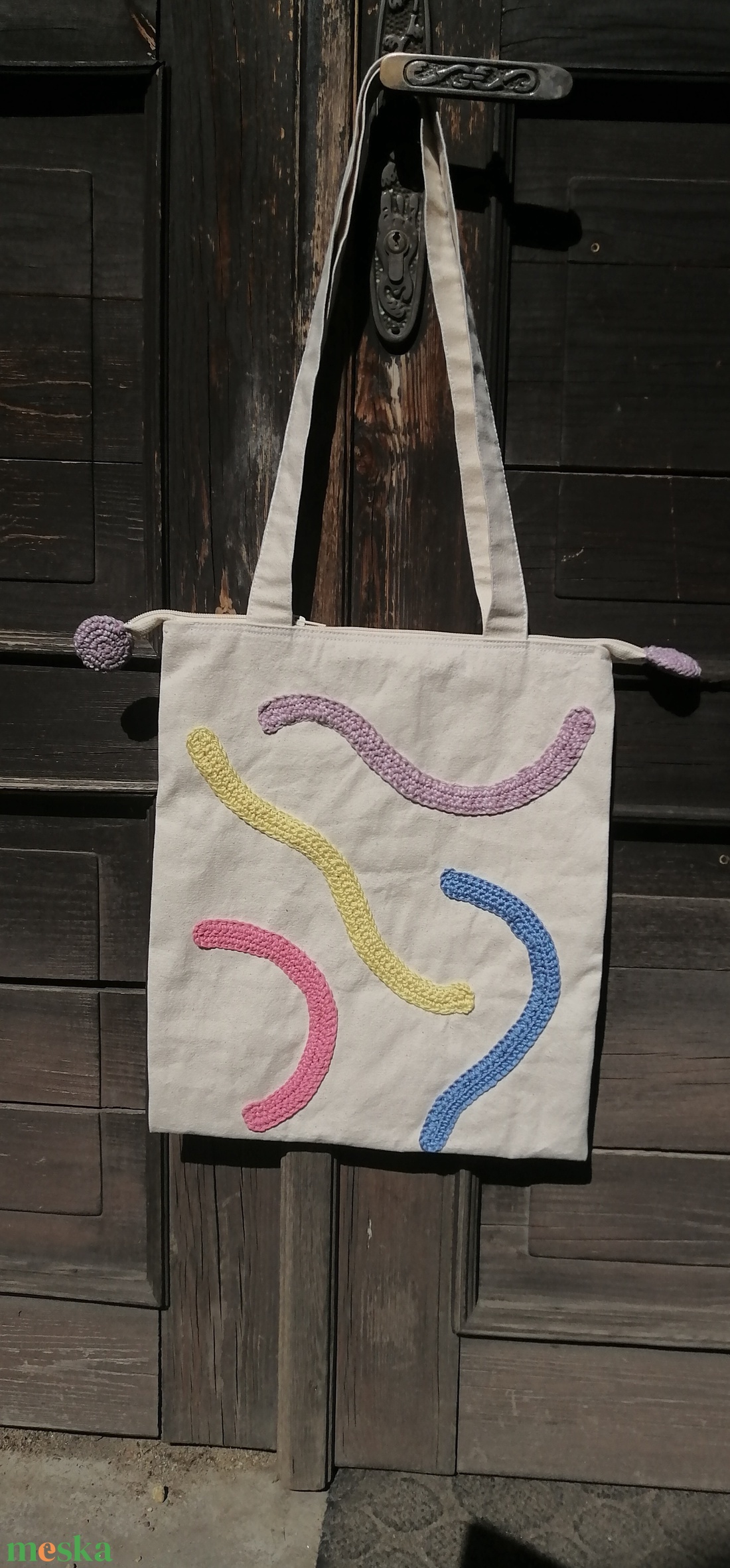 Vonalmintás tote bag - táska & tok - bevásárlás & shopper táska - shopper, textiltáska, szatyor - Meska.hu Vonalmintás tote bag - táska & tok - bevásárlás & shopper táska - shopper, textiltáska, szatyor - Meska.hu