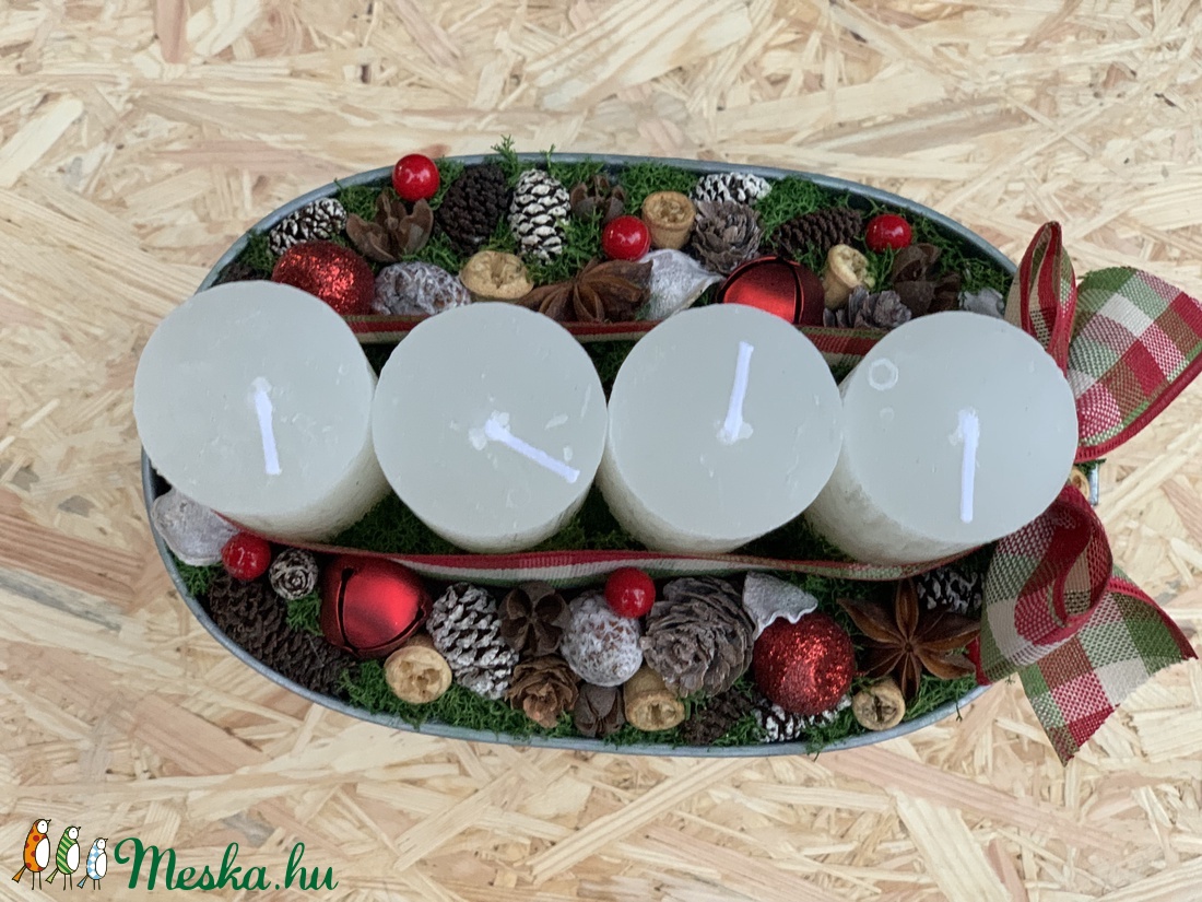 Kis bádog adventi asztaldísz - karácsony - adventi díszek - adventi koszorú - Meska.hu Kis bádog adventi asztaldísz - karácsony - adventi díszek - adventi koszorú - Meska.hu