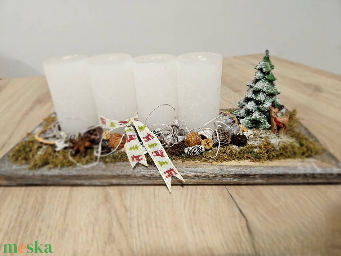Natúr adventi asztaldísz - karácsony - adventi díszek - adventi koszorú - Meska.hu Natúr adventi asztaldísz - karácsony - adventi díszek - adventi koszorú - Meska.hu