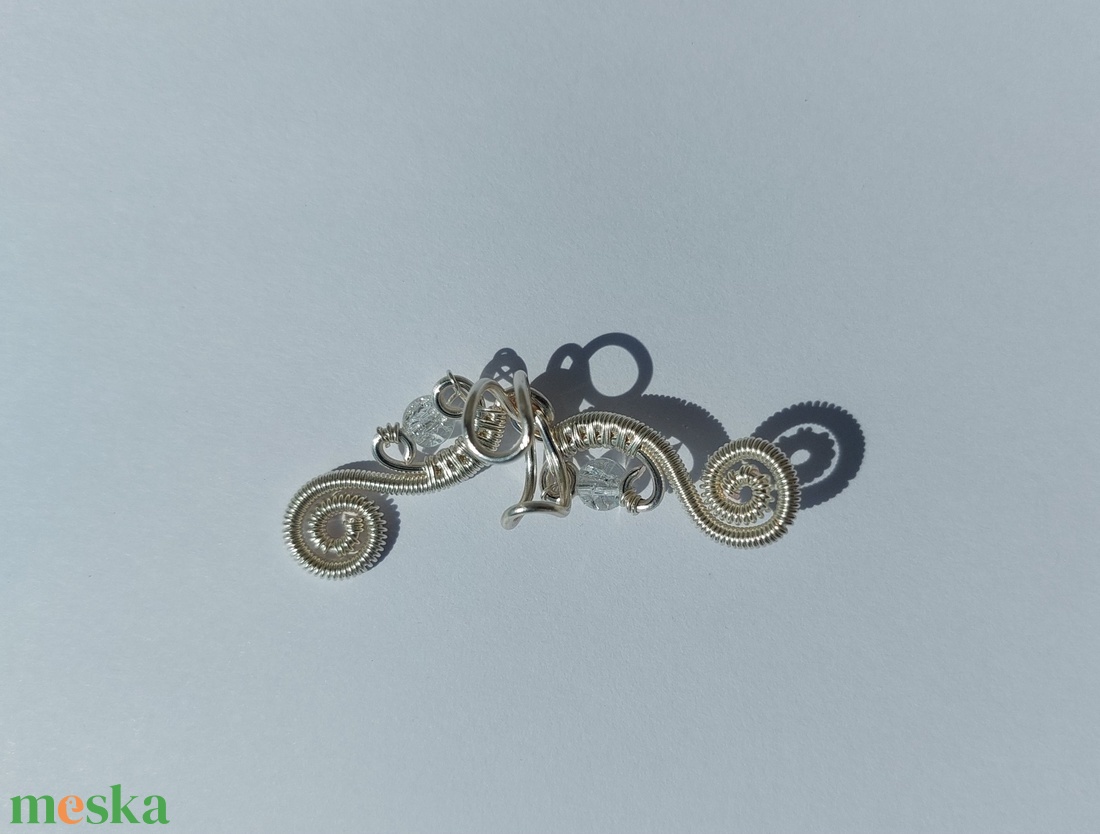 Fülgyűrü szett hegyikristállyal - ékszer - fülbevaló - fülgyűrű - Meska.hu