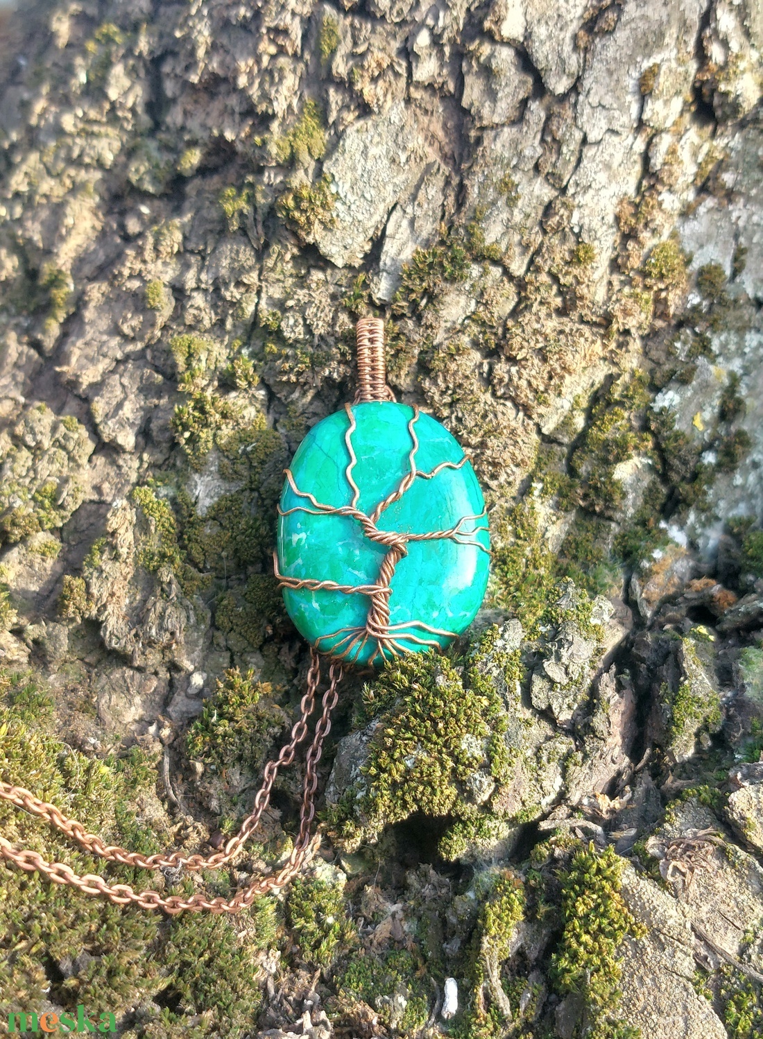 Türkinit medál  - ékszer - nyaklánc - medálos nyaklánc - Meska.hu