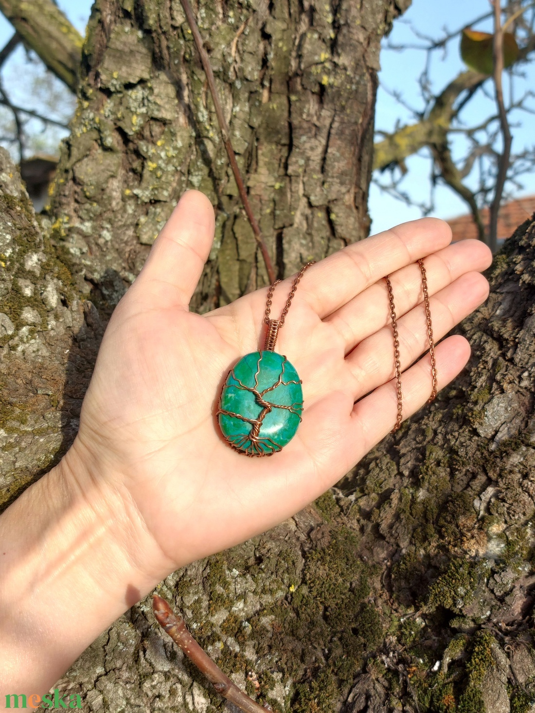 Türkinit medál  - ékszer - nyaklánc - medálos nyaklánc - Meska.hu