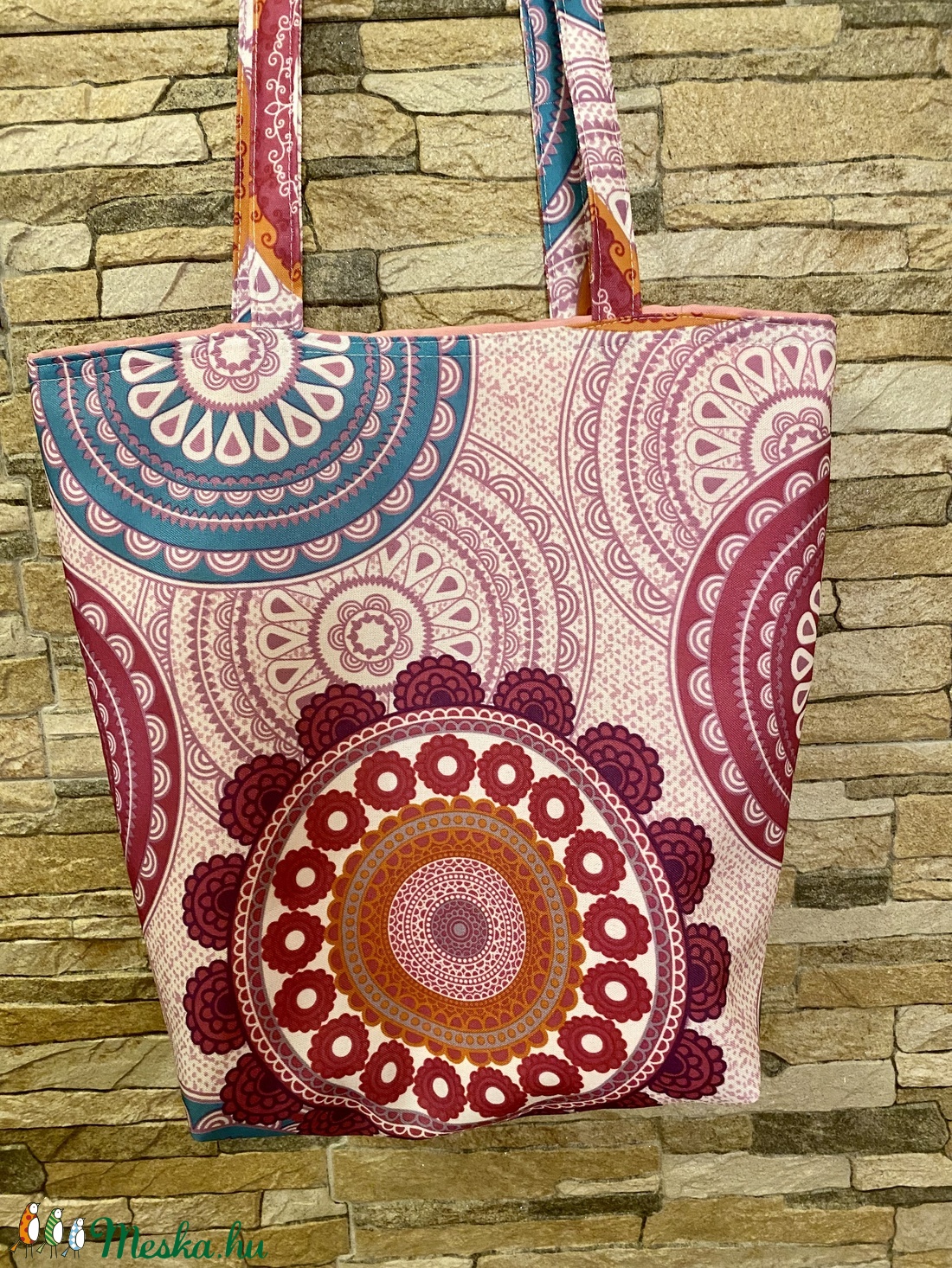 Mandalás textil szatyor ( pompás szín ) - táska & tok - bevásárlás & shopper táska - shopper, textiltáska, szatyor - Meska.hu Mandalás textil szatyor ( pompás szín ) - táska & tok - bevásárlás & shopper táska - shopper, textiltáska, szatyor - Meska.hu