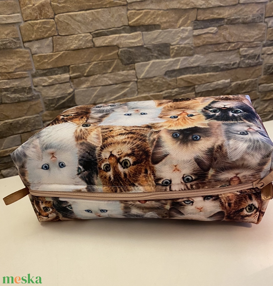 Pipere táska ( cicás )  - táska & tok - neszesszer - Meska.hu