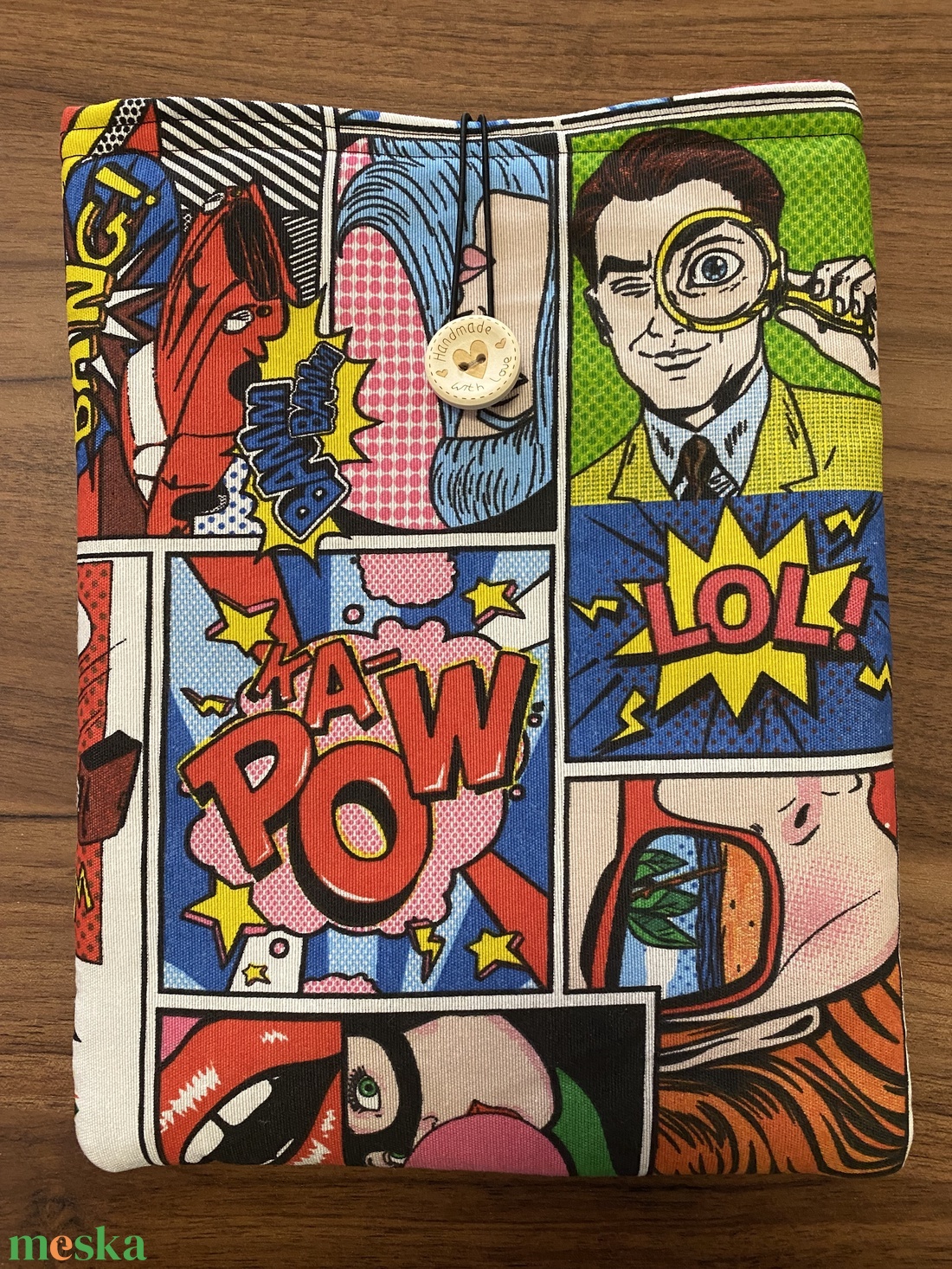 Képregény mintás könyvtok - könyv & zene - könyvtok - Meska.hu