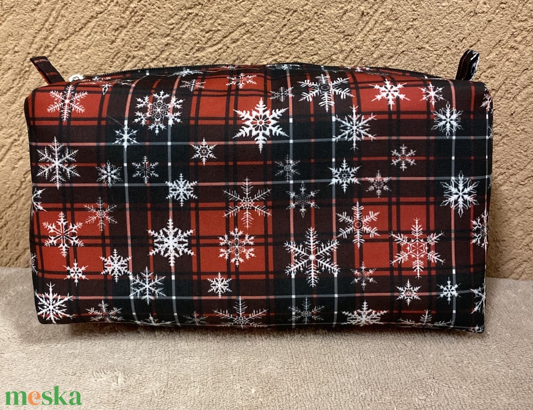  Kockáska neszesszer/sminktáska  - táska & tok - neszesszer - Meska.hu