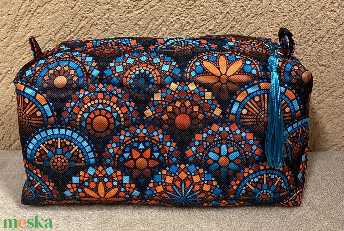Marokkói mandala mintás neszesszer / sminktáska  - táska & tok - neszesszer - Meska.hu