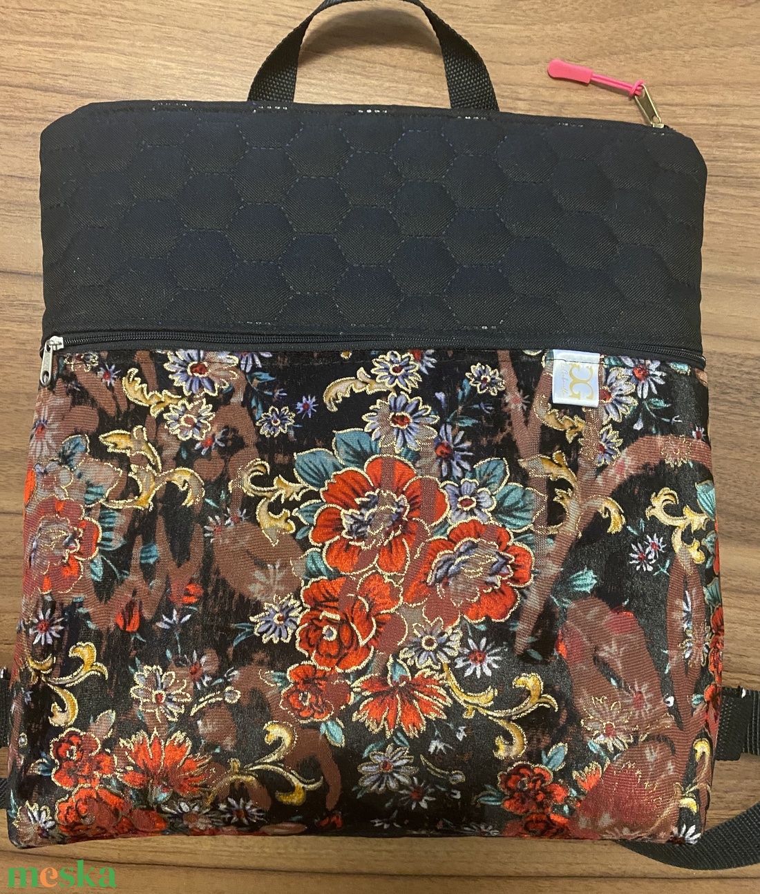 FeketeArany - hátitáska  - táska & tok - bevásárlás & shopper táska - shopper, textiltáska, szatyor - Meska.hu