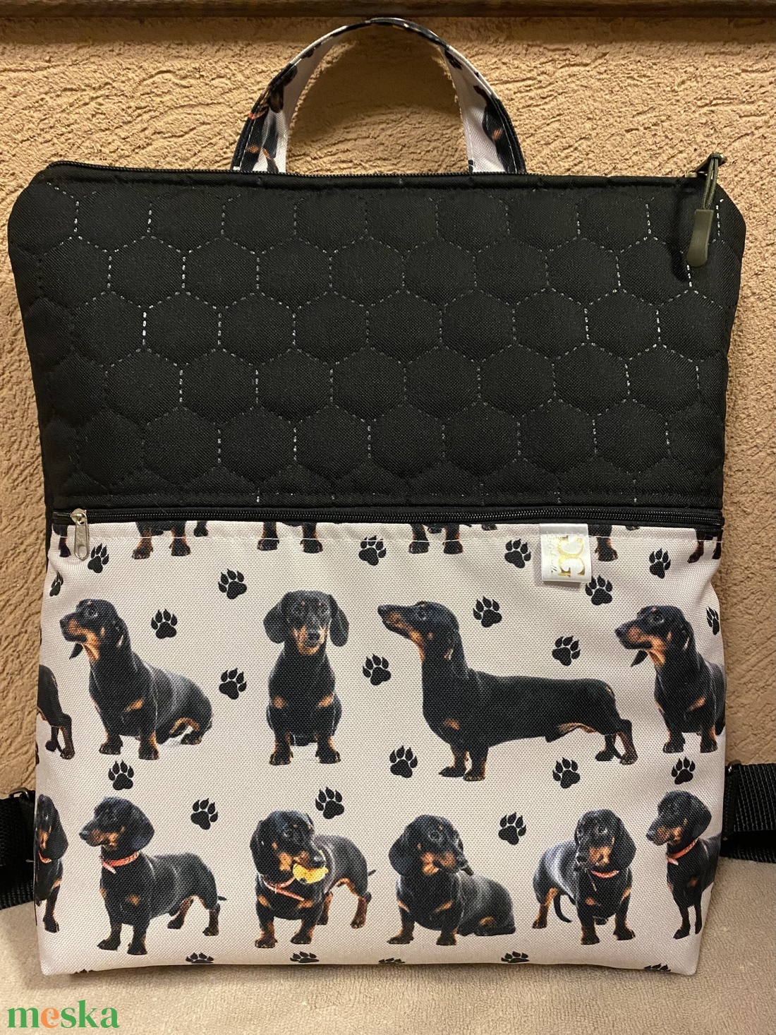 TacskóChic � városi hátitáska - táska & tok - bevásárlás & shopper táska - shopper, textiltáska, szatyor - Meska.hu