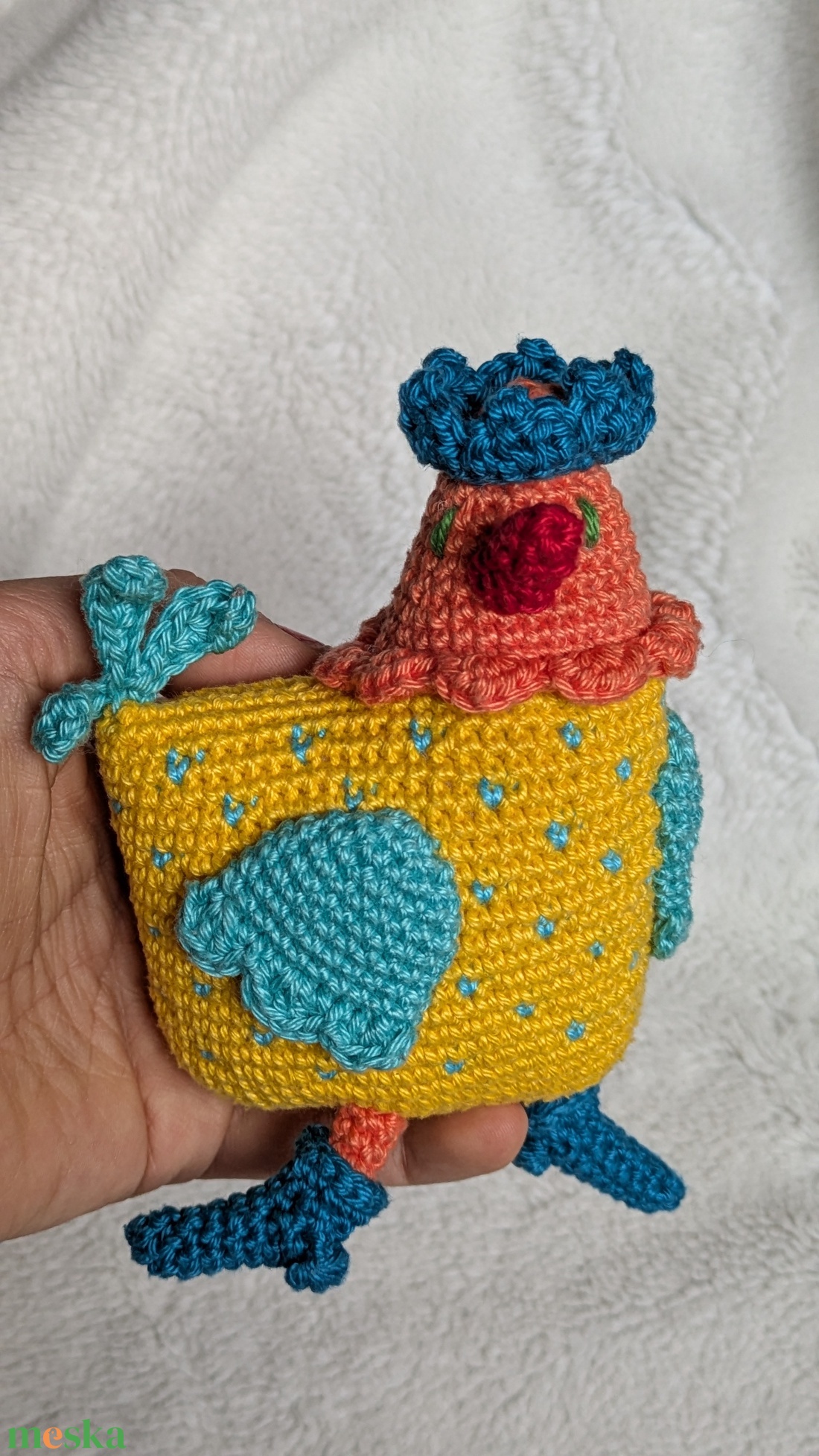 Színes, vidám húsvéti csibe  - játék & sport - plüssállat & játékfigura - más figura - Meska.hu