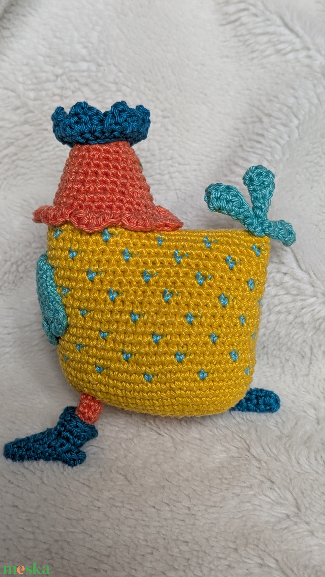 Színes, vidám húsvéti csibe  - játék & sport - plüssállat & játékfigura - más figura - Meska.hu