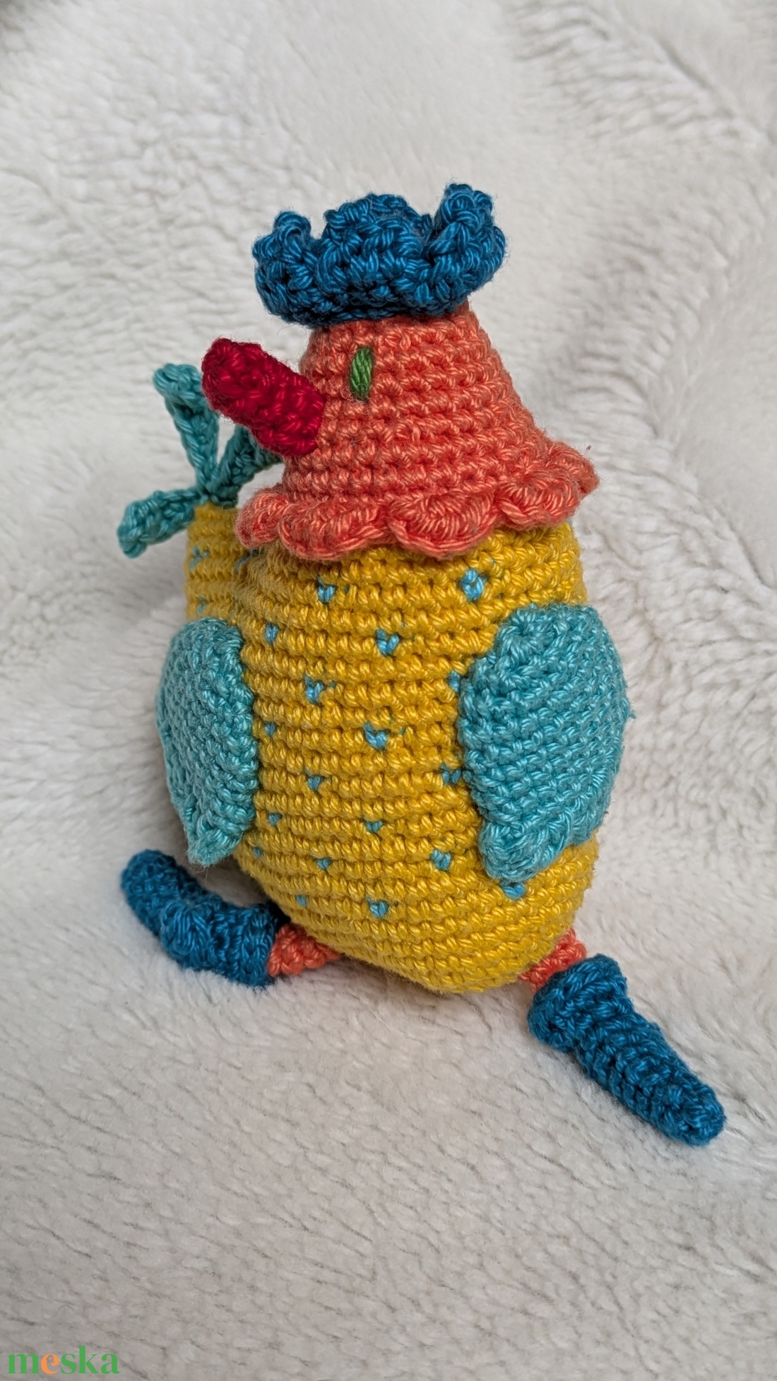 Színes, vidám húsvéti csibe  - játék & sport - plüssállat & játékfigura - más figura - Meska.hu