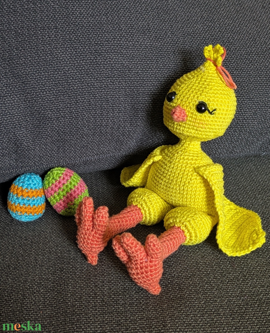 Húsvéti csibe - játék & sport - plüssállat & játékfigura - más figura - Meska.hu