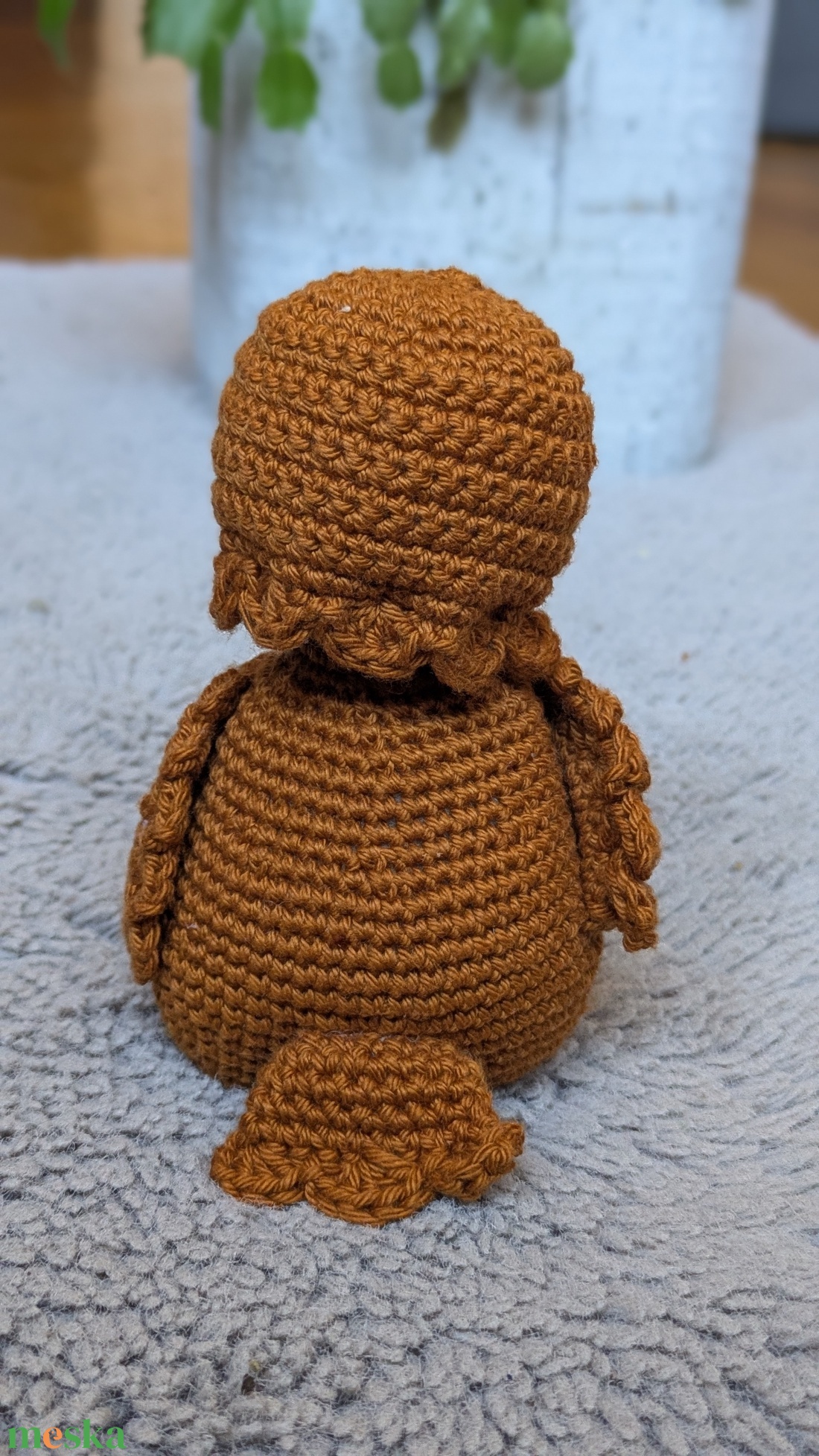 Horgolt barna bagoly - játék & sport - plüssállat & játékfigura - bagoly - Meska.hu